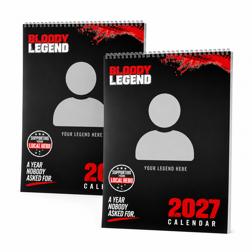 Bloody Legend Personalised 2027 Calendar