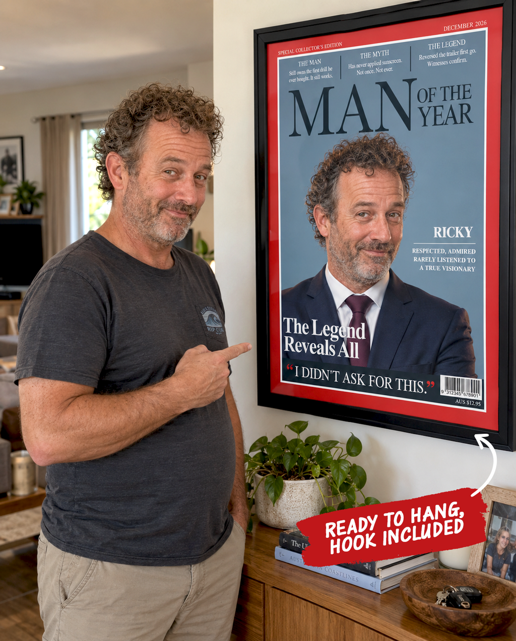 Man Of The Year — Framed Cover