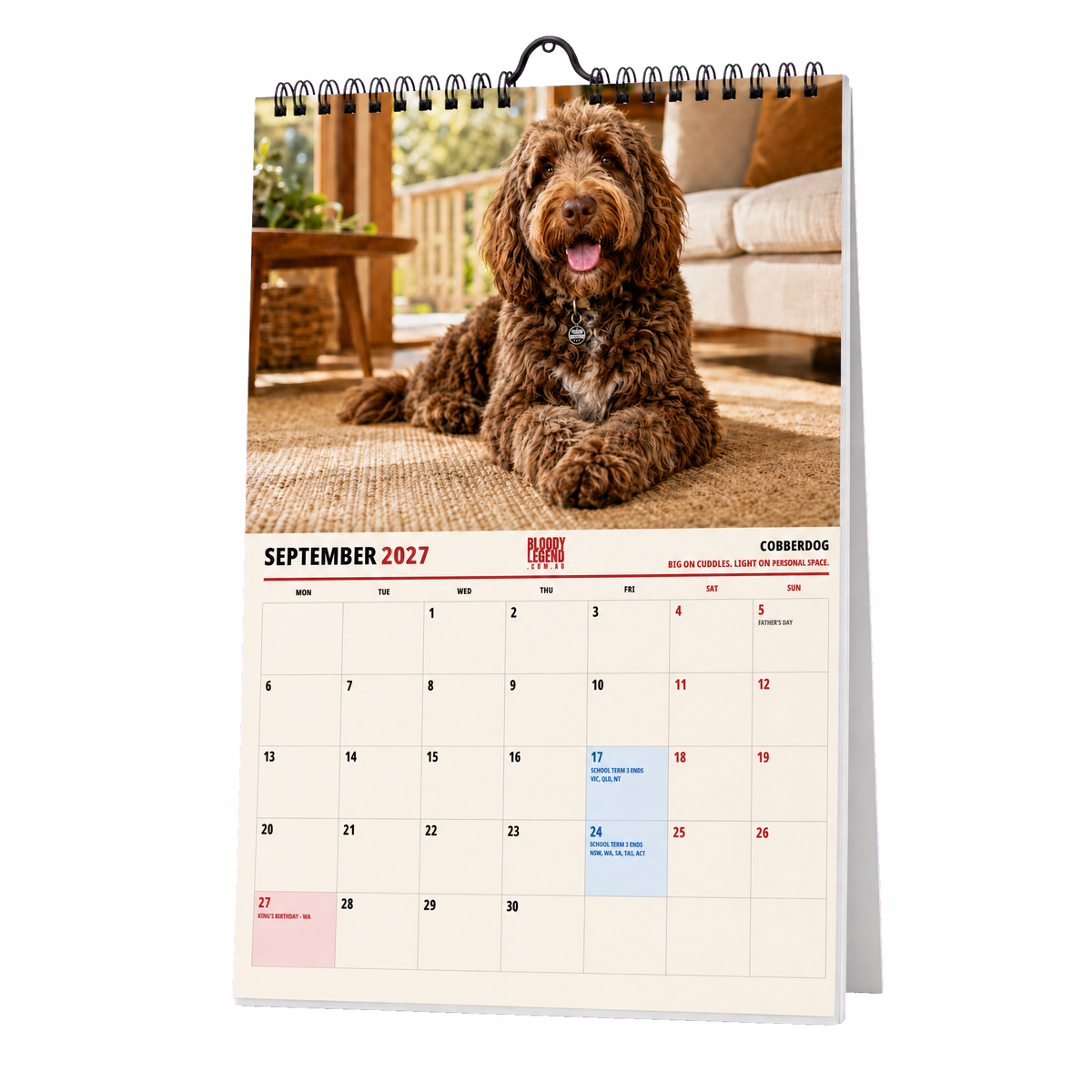 Aussie Dogs Edition 2027 Calendar