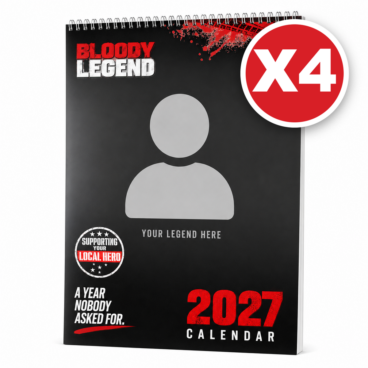 Bloody Legend Personalised 2027 Calendar
